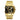 Oulm Auto Date Men Watch Square Gold Quartz Wrist Watch for Man Sports Multi-Time Zone Military Male Waterproof Reloj Hombre