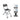 Outdoor All Terrain Fishing Chair Foldable Beach Chair 180 Degree Adjustable Backrest Camping Chair Stool Fishing Gear
