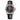 Men'S Fashion Automatic Watch Colorful Zircon Moonphase Mechanical Multifunctional Black Leather Strap Timepiece GCM-MUT