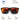 4PCS Square Sports Sunglasses with Designer Temple Pattern - UV400 for Men Women, Beach Vacation