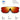 Colorful Square Sports Sunglasses - One-Piece Lens with Patterned Temples, UV400 Unisex Comfort Fit for Cycling, Hiking & Beach
