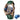INDU Design Men Watches Celestial Series Curved Mirror Transarent Design Roman Numeral Scale Waterroof Leather Watch for Men