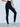 High-Waisted Button-Down Slimming Fitness Pants, Women'S Outerwear Button-Down Shaping Yoga Pants, Tight Elastic Running Sports