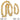 Hip Hop Long Chain Golden Choker Two Sizes Top Quanlity Gold Plated Jewelry Set Necklace Bracelet Jewellery Sets Party Gifts