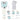 Epilator 5 in 1 Electri Women Epilator Female Shaver Leg Body Hair Remover Lady Bikini Trimmer Facial Cleaning Massage V-703