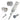 Stainless Steel Precision Tool Ss001Pro O-Ring Pickup Kit Pickup Hand Tool Maintenance Repair Kit