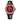 Men'S Fashion Automatic Watch Colorful Zircon Moonphase Mechanical Multifunctional Black Leather Strap Timepiece GCM-MUT