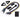 Multifunction Fitness Tension Rope 5-Tube Elastic Yoga Pedal Puller Resistance Band Tension Rope for Stretching Abdomen Training