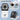 Folding Handheld Fan USB Charging Digital Display Outdoor Mini Neck Hanging Power Bank Fan，Gift