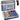 Battery Organizer Case Batteries Storage Holder Container with Tester Checker. Garage Organization Box