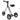 Foldable Household Electric Tricycle, Elderly Adult Commuting Cart, Small Grocery Shopping Cart, Portable Cart