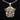 Customized 925 Sterling Silver Skull Lucky Ring Pendant Plated Gold Custom Letters Jewelry Accessories
