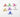 6Colors Creative LED Light Luminous Fidget Spinner Changes Hand Spinner Golw in the Dark Stress Relief Toys for Kids